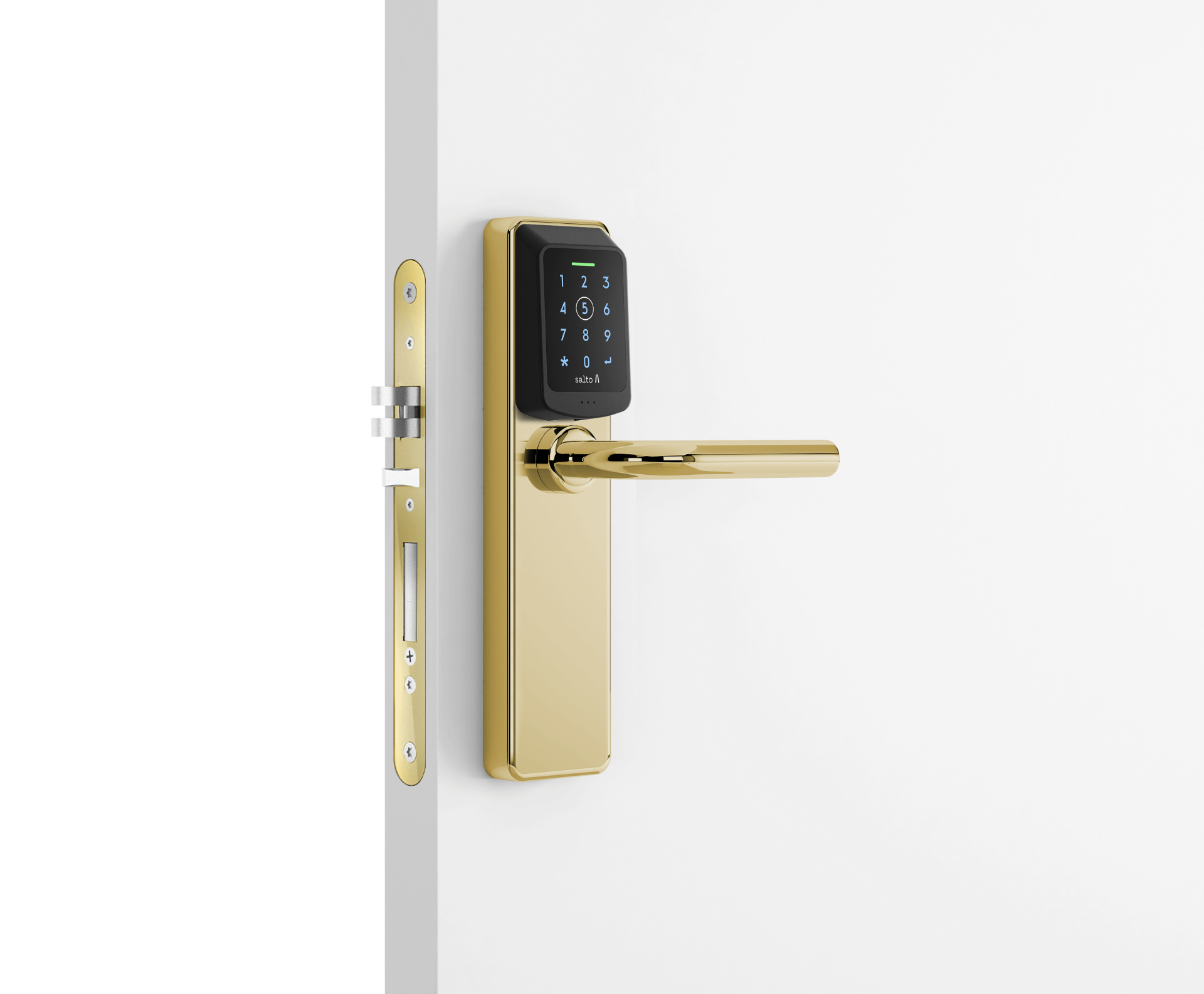 xs4-one-s-keypad-wide-eu-polish-brass-black-lector